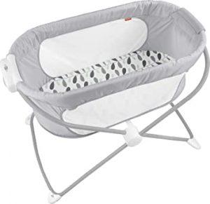 Fisher Price Soothing View Bassinet For Small Spaces