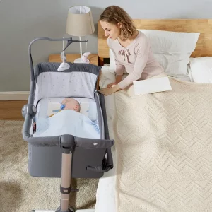 BABY JOY Baby Bedside Bassinet